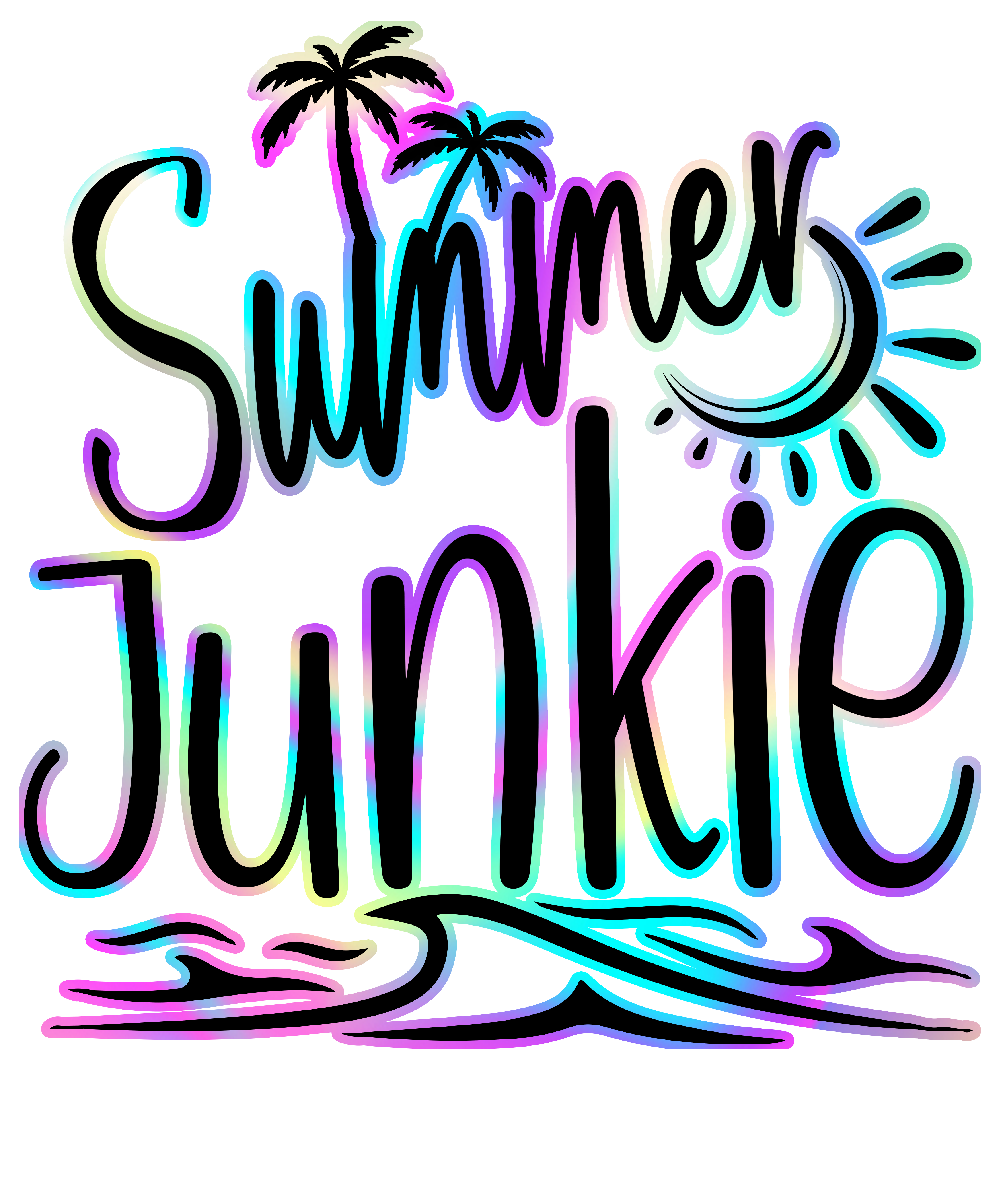 Summer Junkie Neon Sign