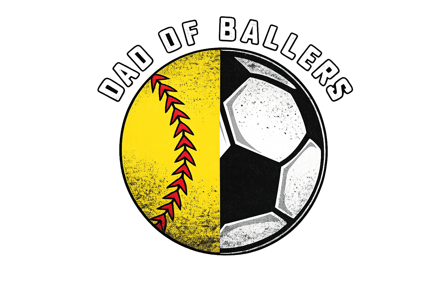 Dad of Ballers T-Shirt DTF