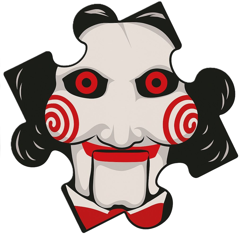 Horror Movie Villain Puzzle Piece DTF