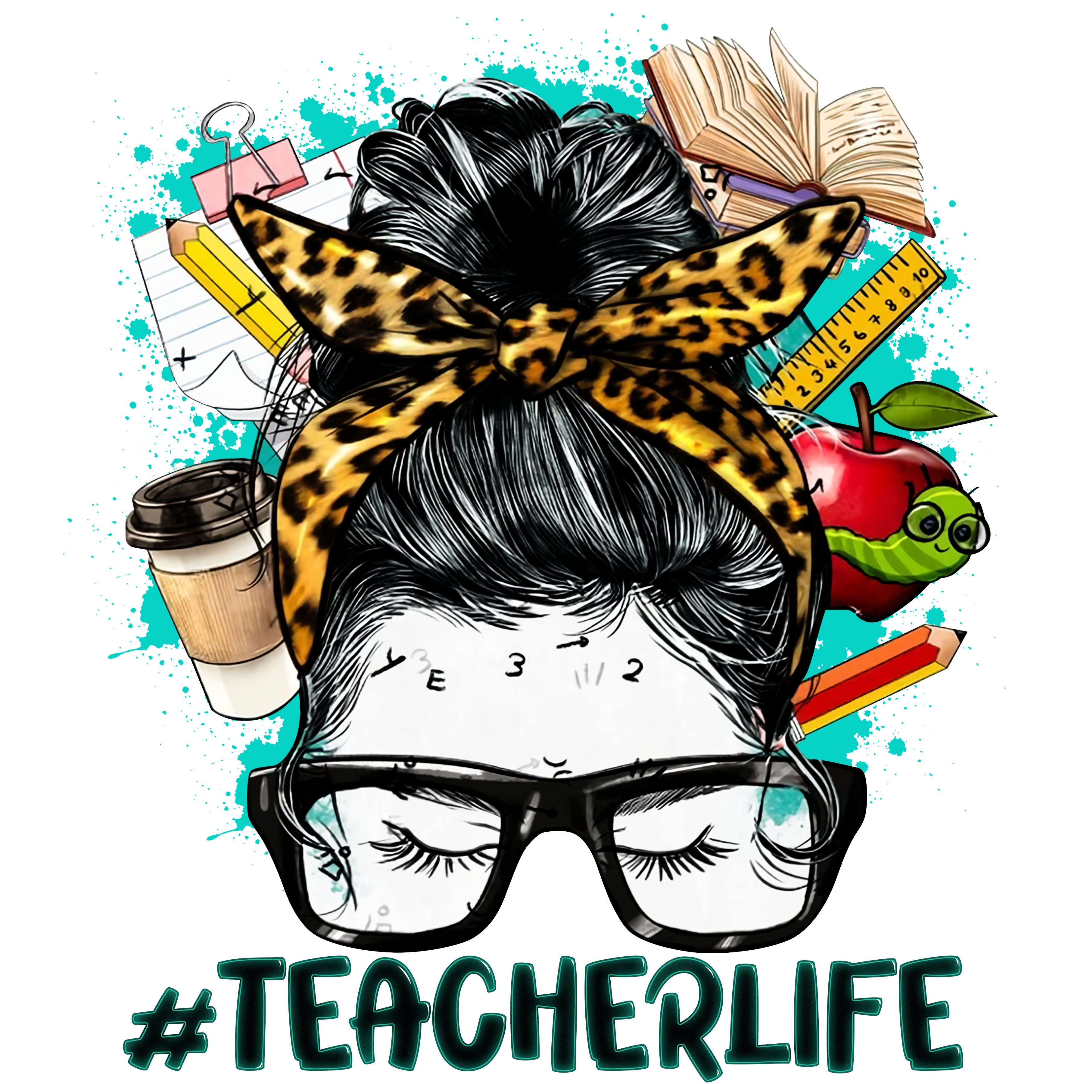 Teacher Life Graphic Tee DTF