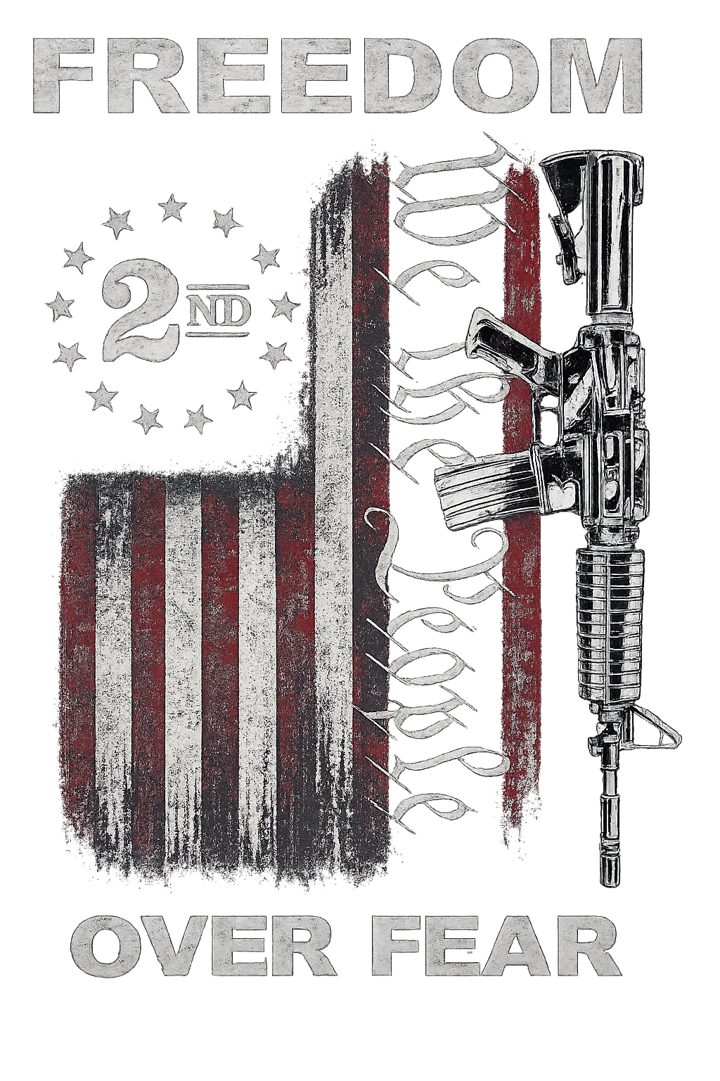 Freedom Over Fear T-Shirt DTF