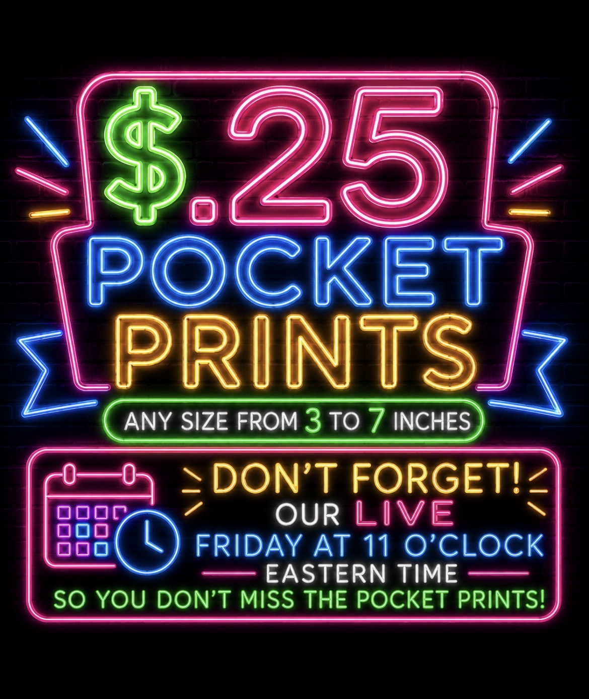 25 CENT POCKET DTFS