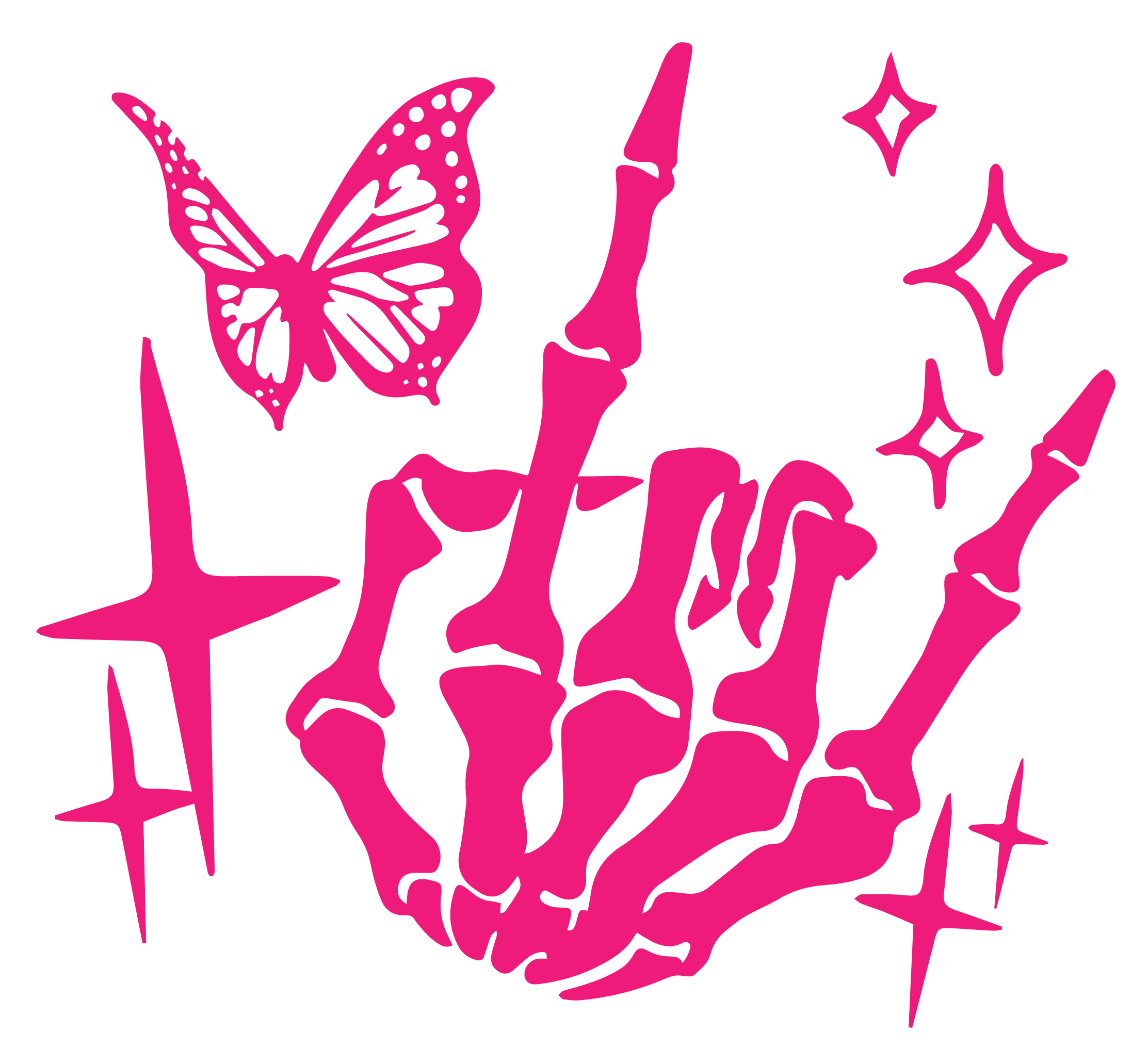 Alone Time Safety Skull DTF