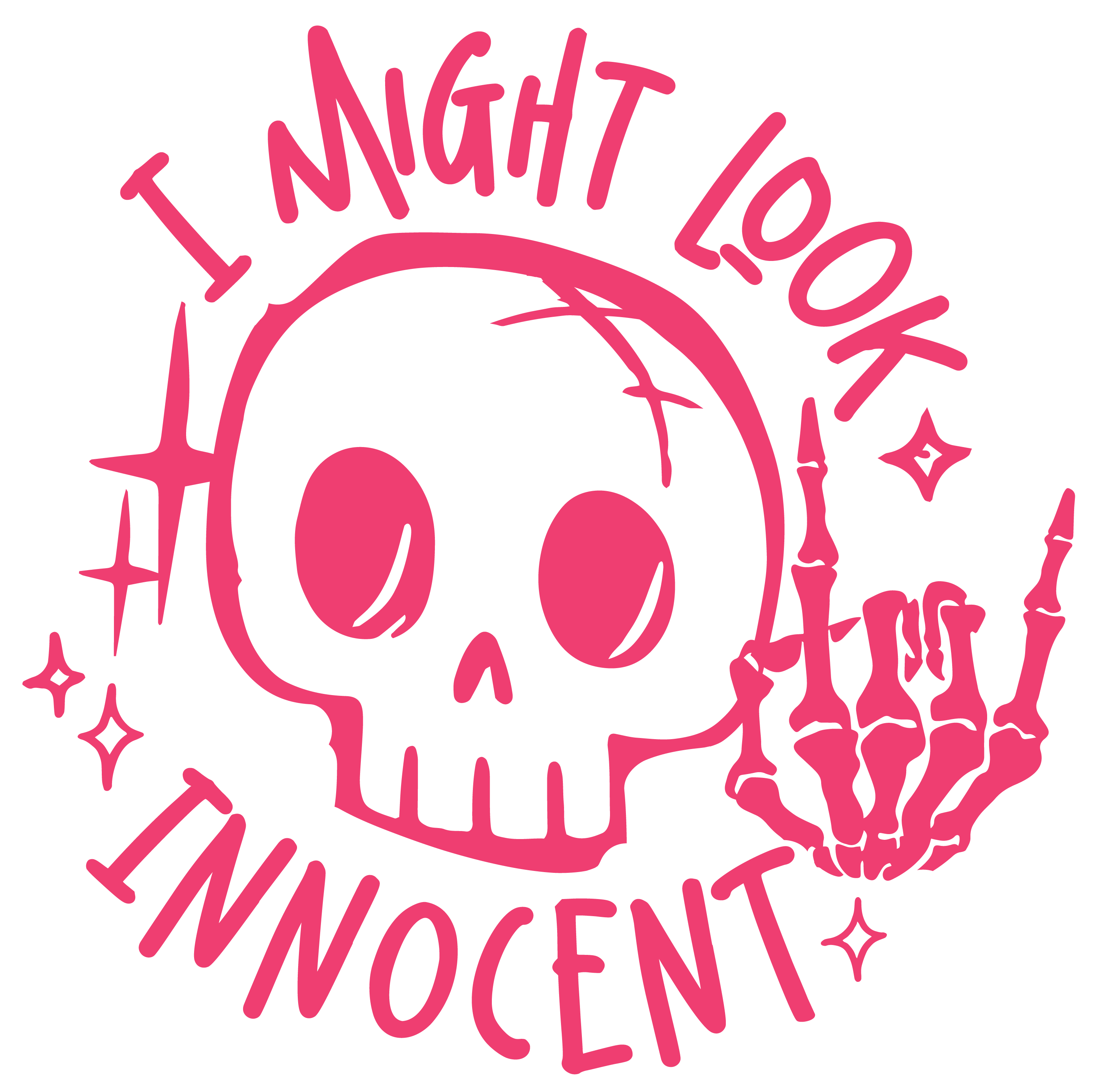 Innocent Screenshot Skull DTF