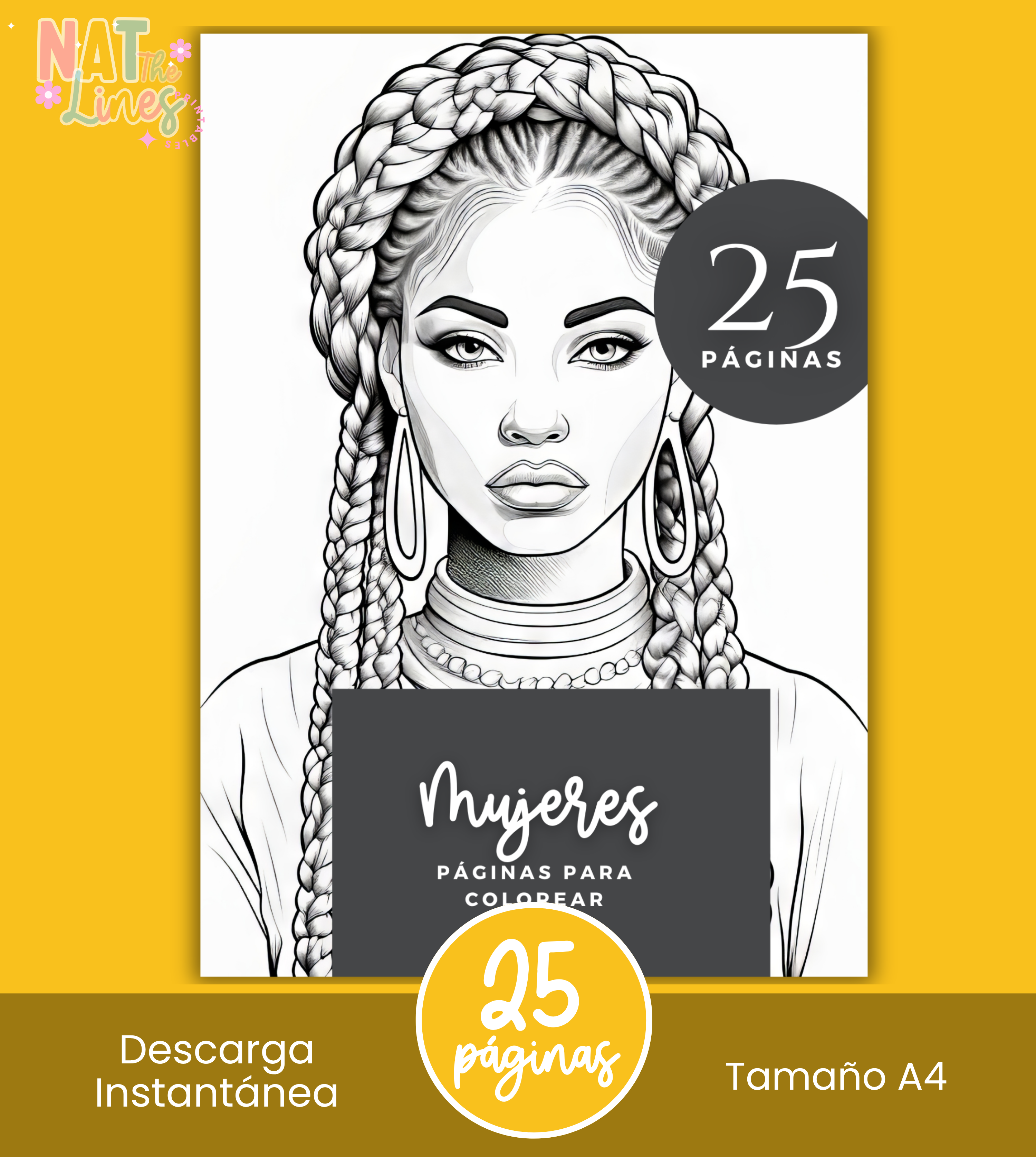 Libro para colorear – Mujeres