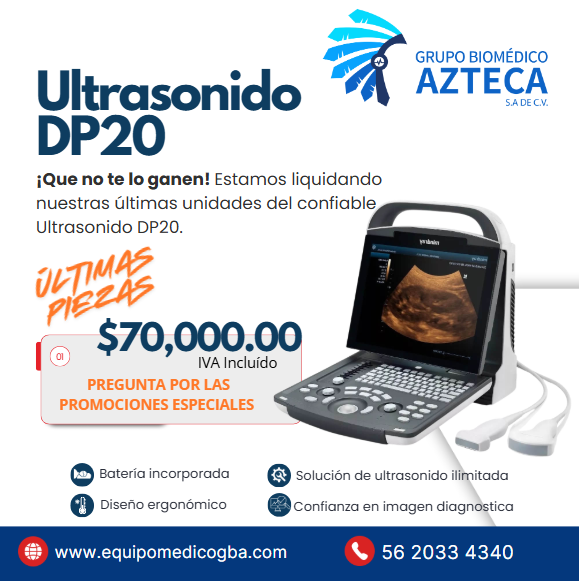 Ultrasonido DP-20: Precisión que se ve. Mindray