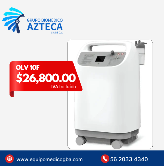 Concentrador de Oxígeno OLV-10F