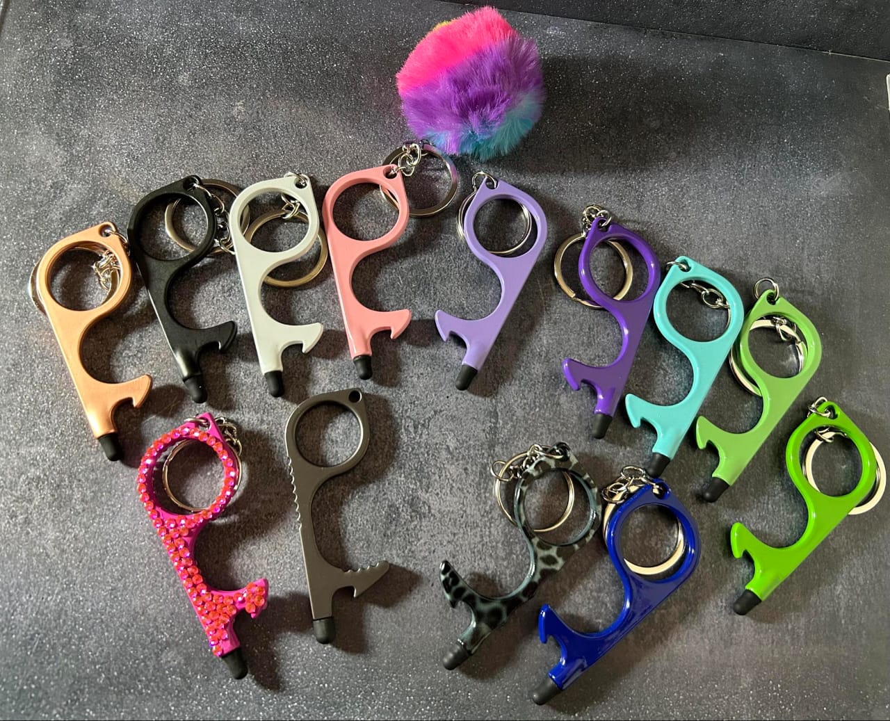 No Touch Stylus Keychains