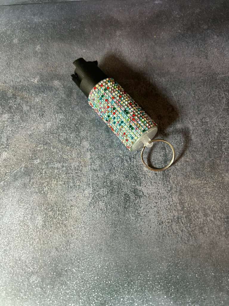 Bling Pepper Spray Keychains