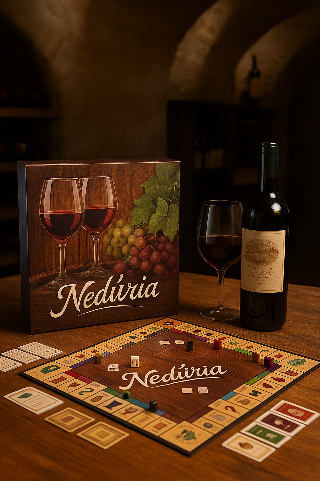 TEST: Nedúria Wine & Board Game Set