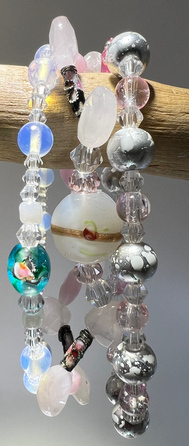 Handmade Glass Bead Bracelet