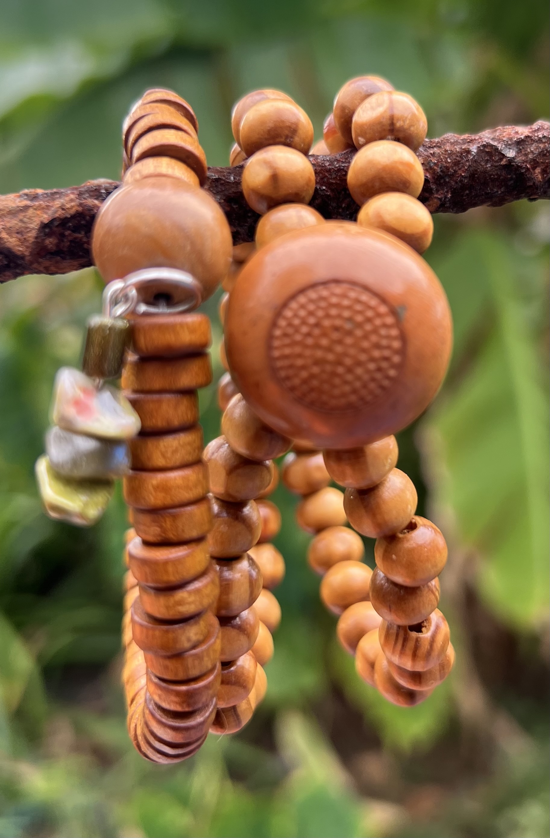 Handcrafted Wood Bead Bracelets