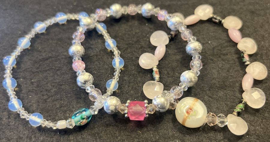 Handmade Glass Bead Bracelet