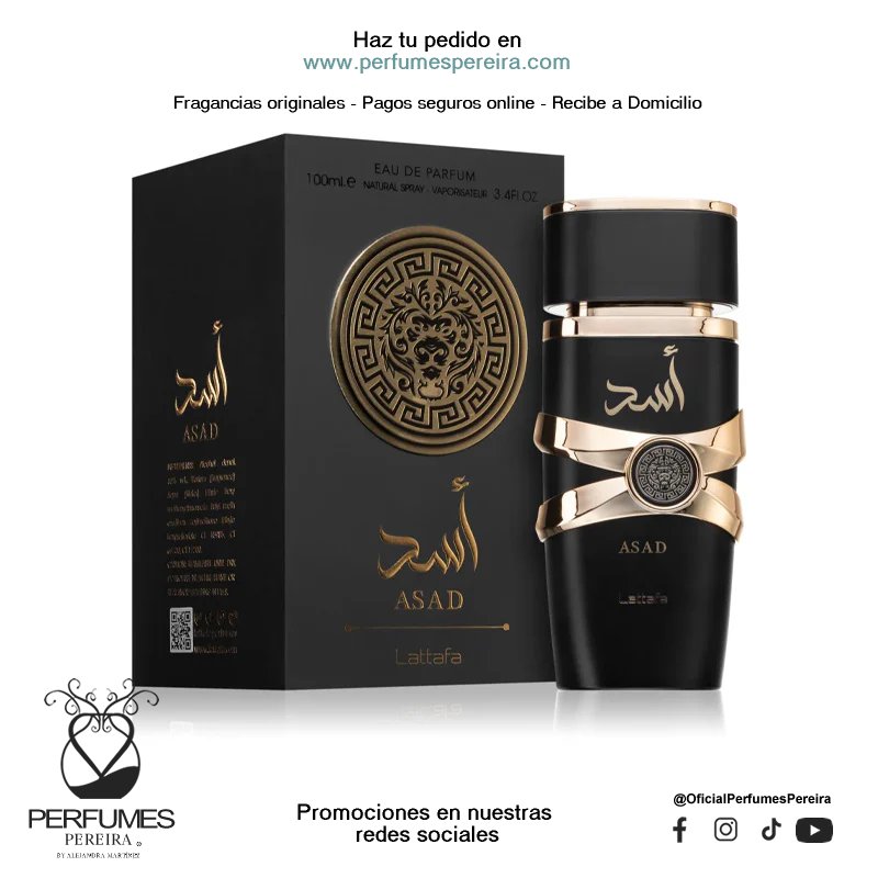 Lattafa Asad - Perfumes para Hombre | Perfumes Pereira
