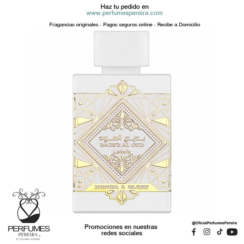 Bade’e Al Oud Honor & Glory - Perfume Unisex | Perfumes Pereira