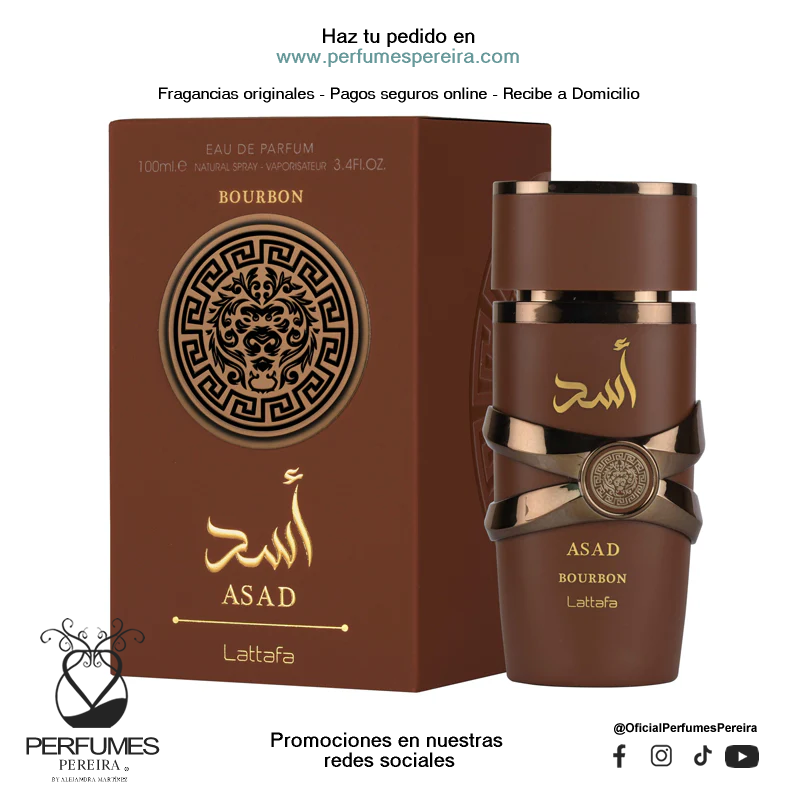 Lattafa Asad Bourbon - Perfumes para hombre | Perfumes pereira
