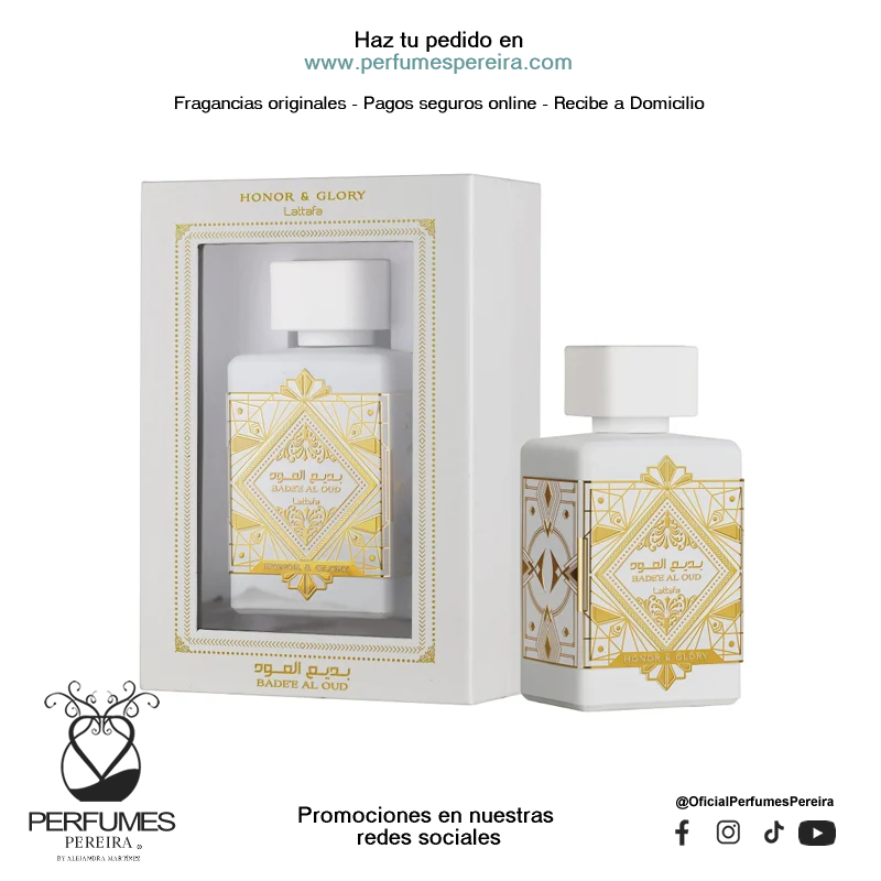 Bade’e Al Oud Honor & Glory - Perfume Unisex | Perfumes Pereira