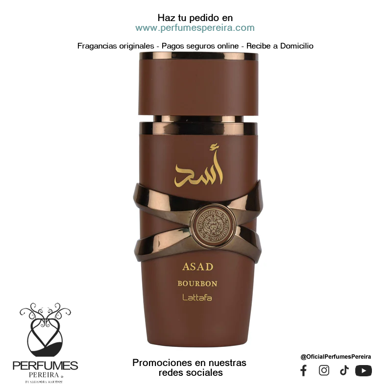 Lattafa Asad Bourbon - Perfumes para hombre | Perfumes pereira