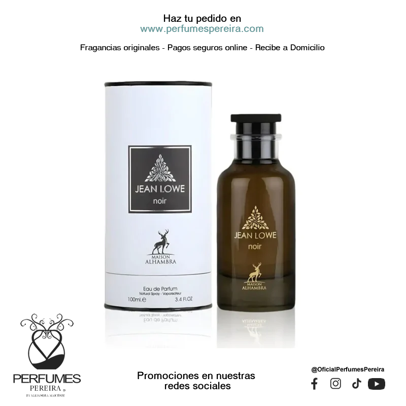 Jean Lowe Noir - perfumes para hombre | Perfumes Pereira