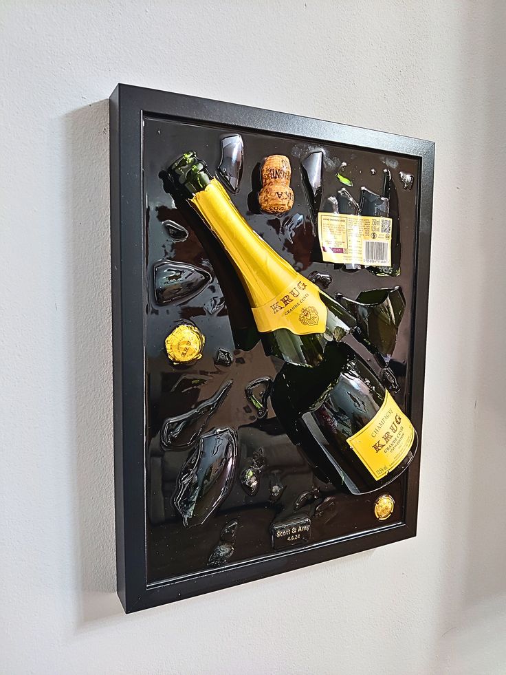 Veuve Clicquot Champagne Art Piece
