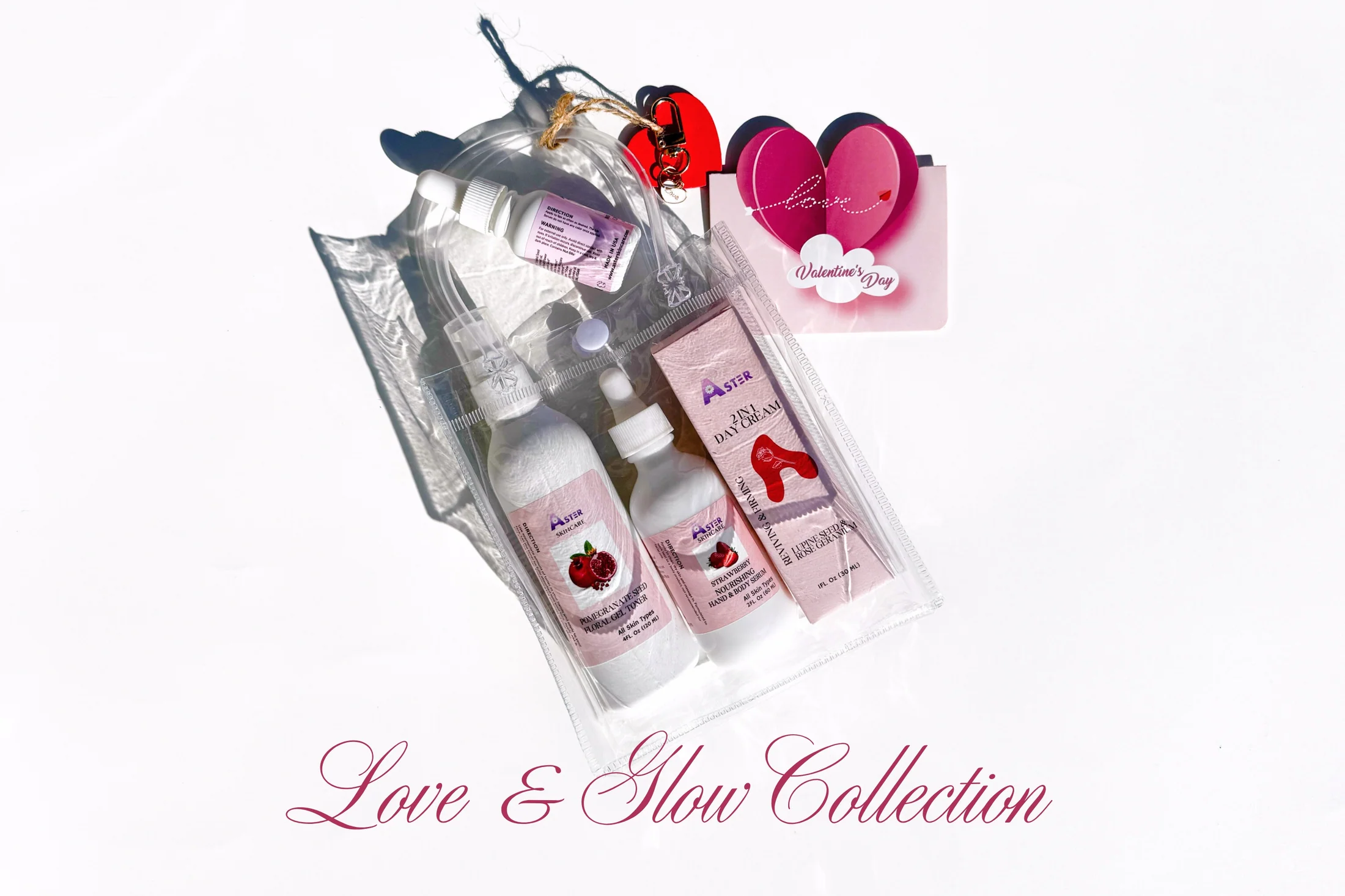 Aster Valentine Gift - Love & Glow Collection ( $170 VALUE)