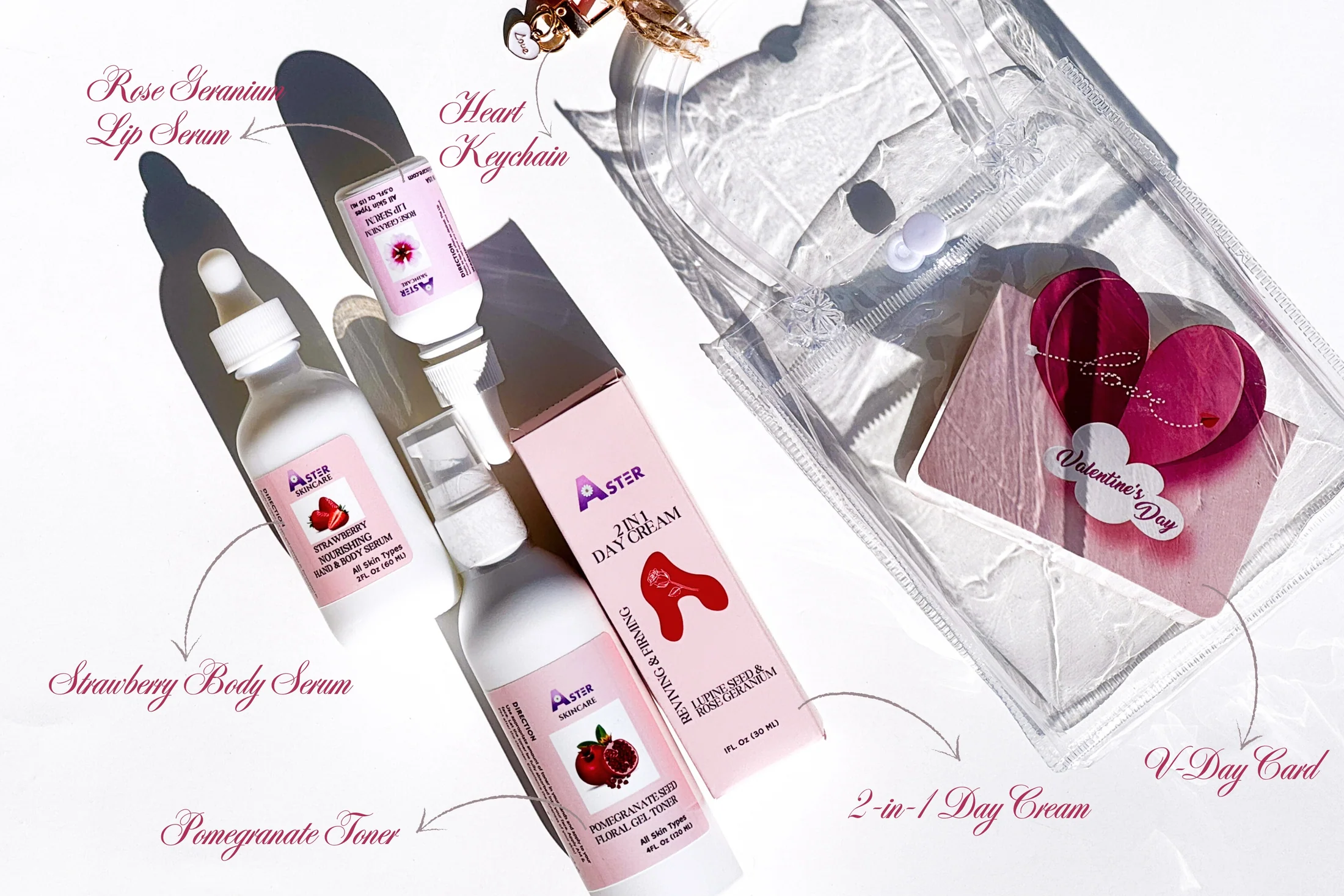 Aster Valentine Gift - Love & Glow Collection ( $170 VALUE)