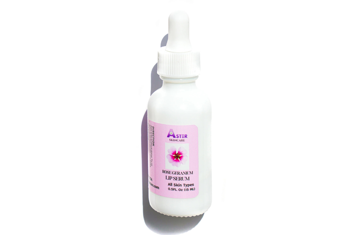 Aster Rose Geranium Lip Serum