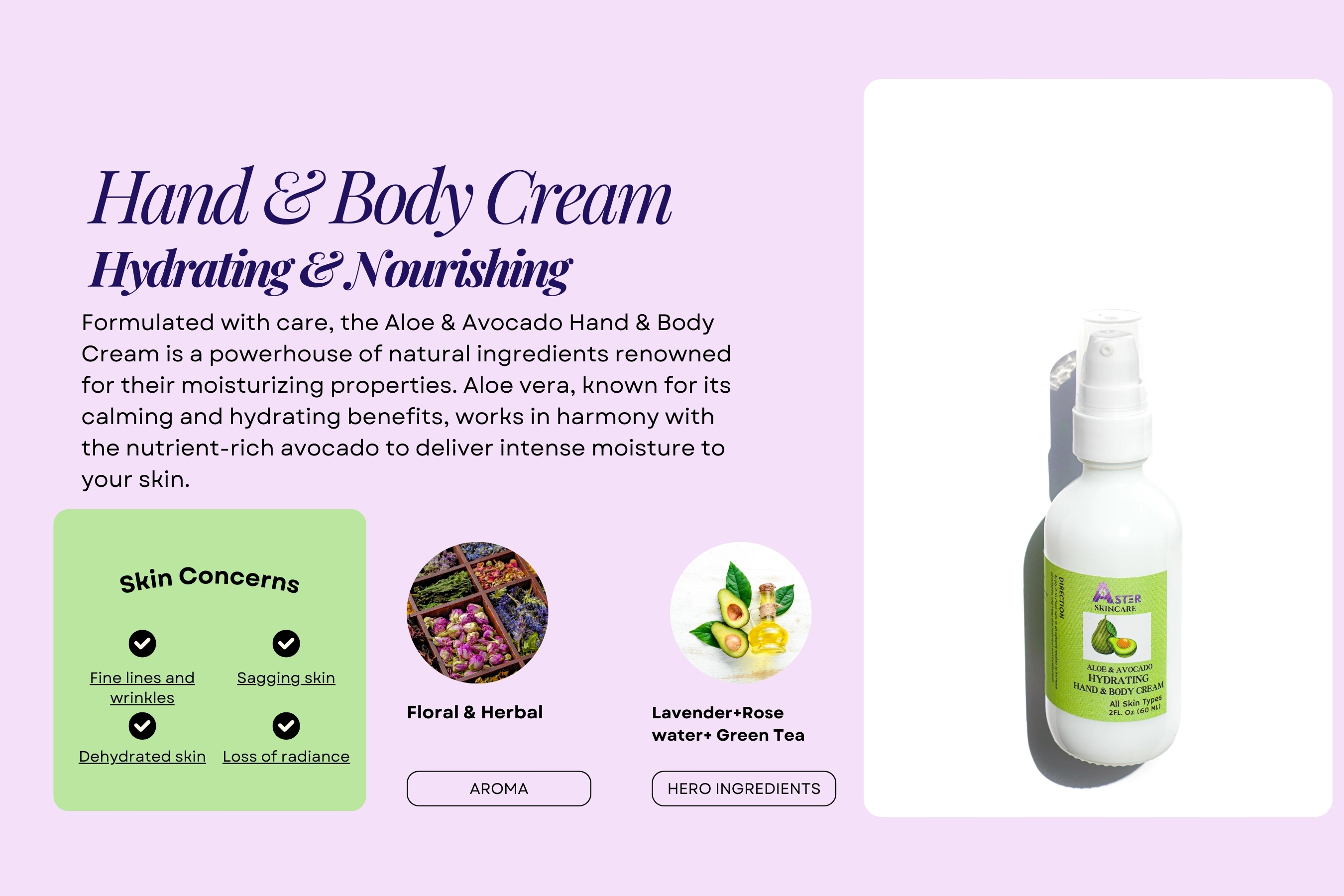 Aster Hand & Body Cream