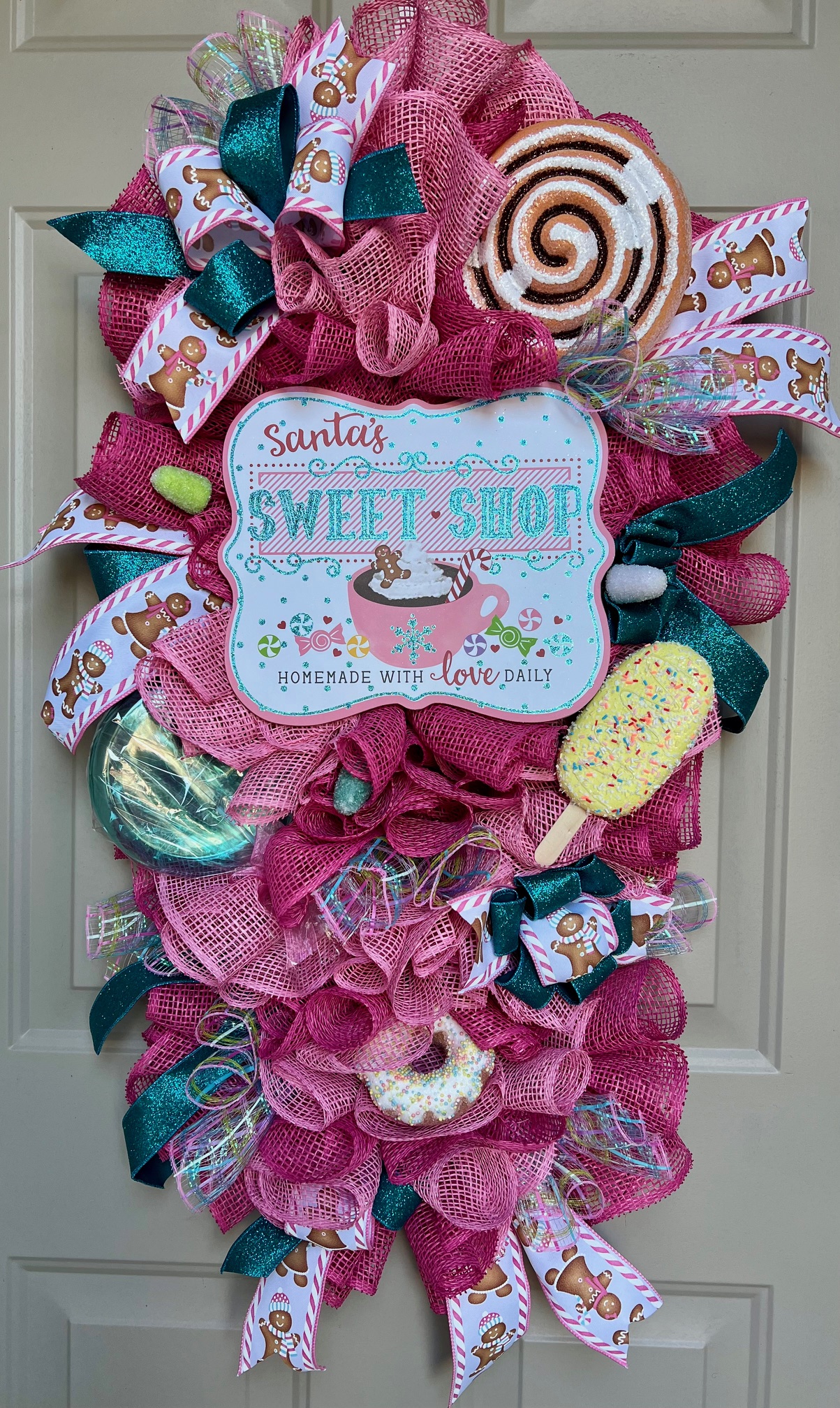 Santa’s Sweet Shop Christmas Swag