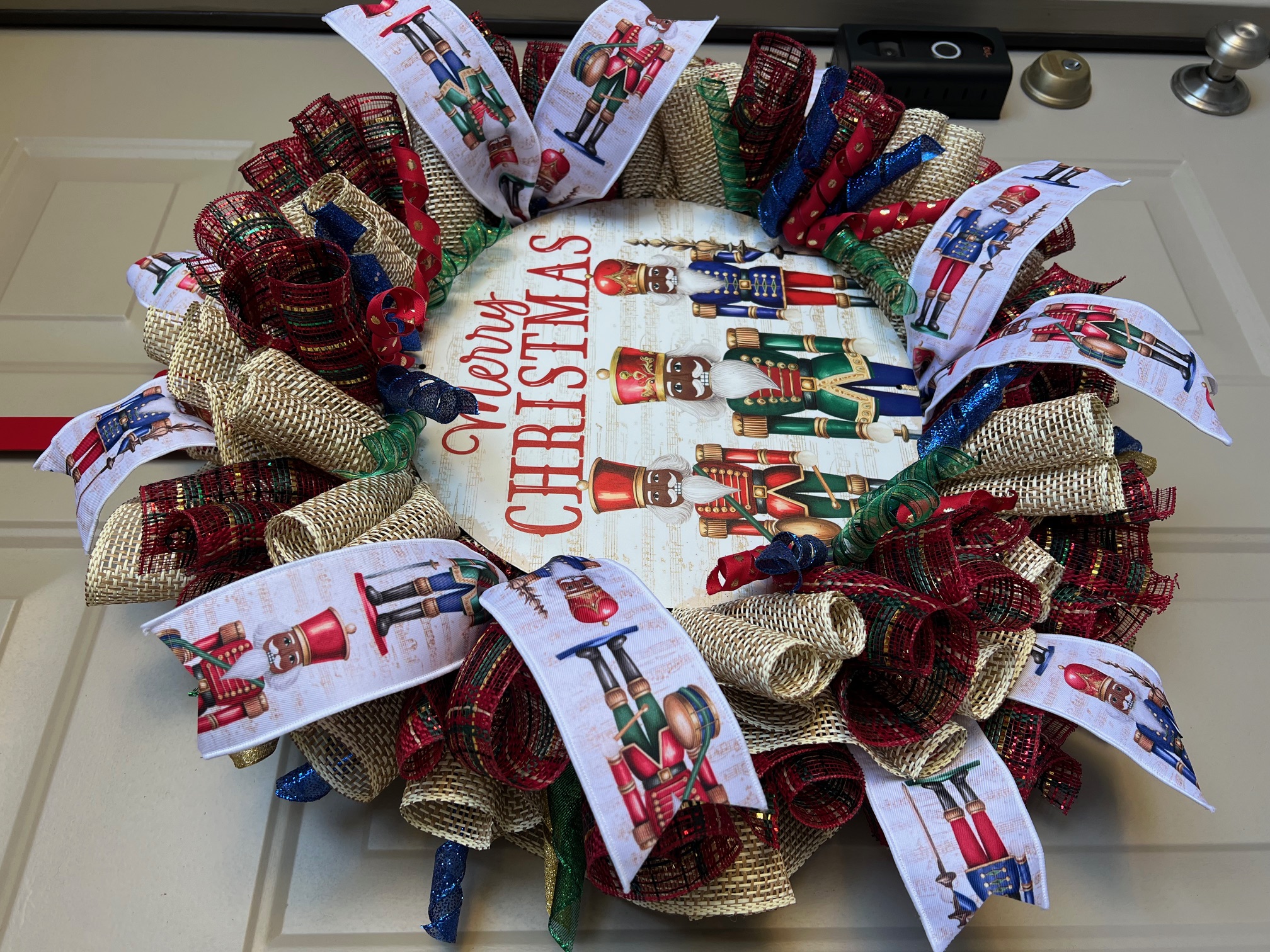 Christmas Nutcracker Trio Wreath