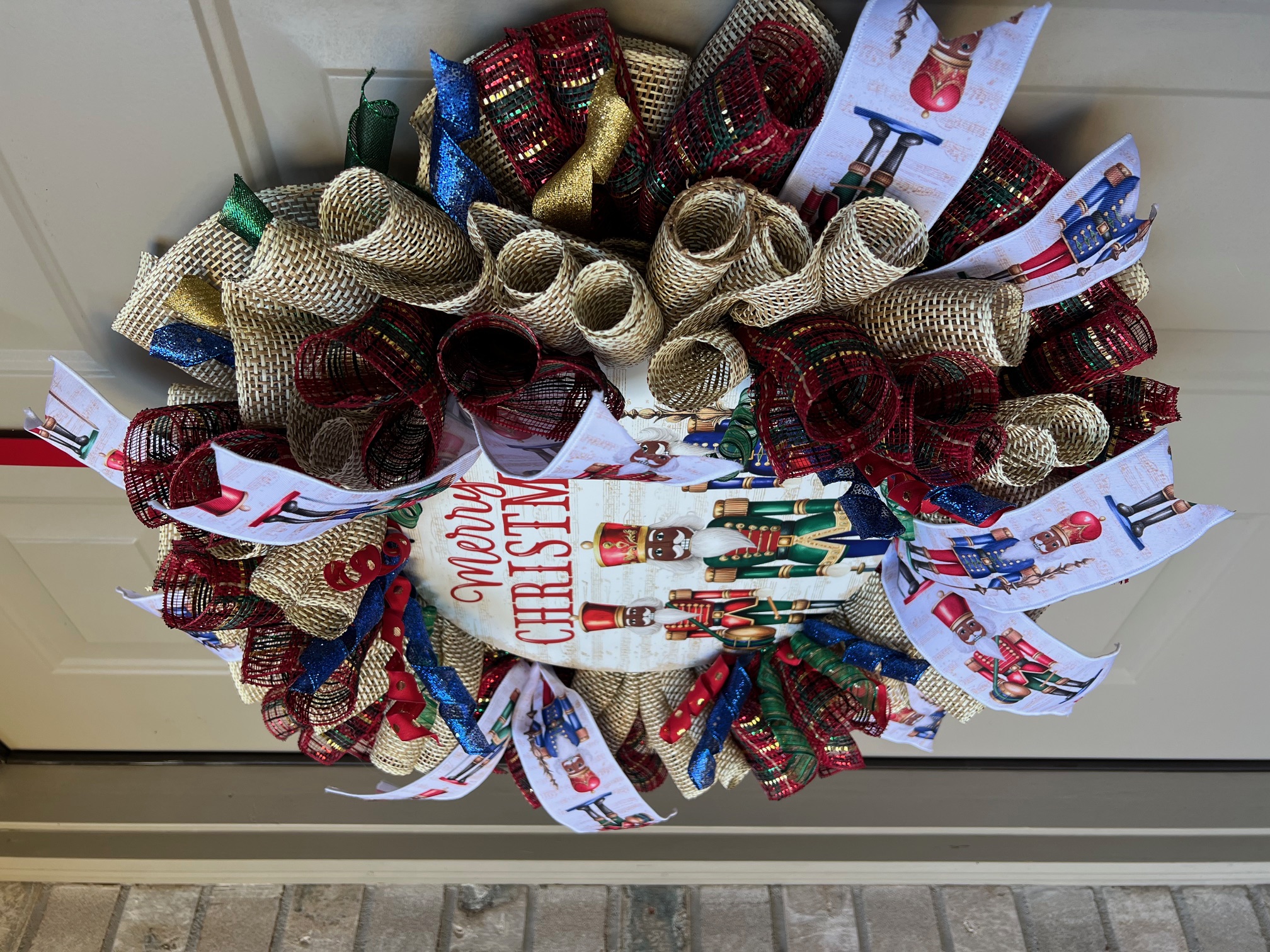 Christmas Nutcracker Trio Wreath