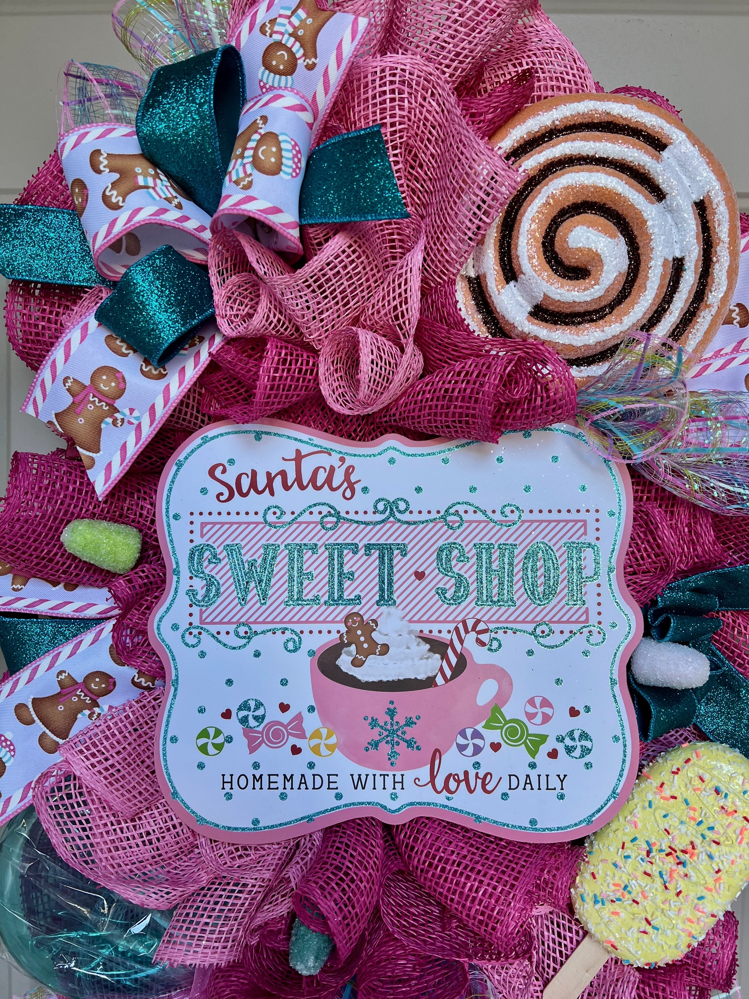 Santa’s Sweet Shop Christmas Swag
