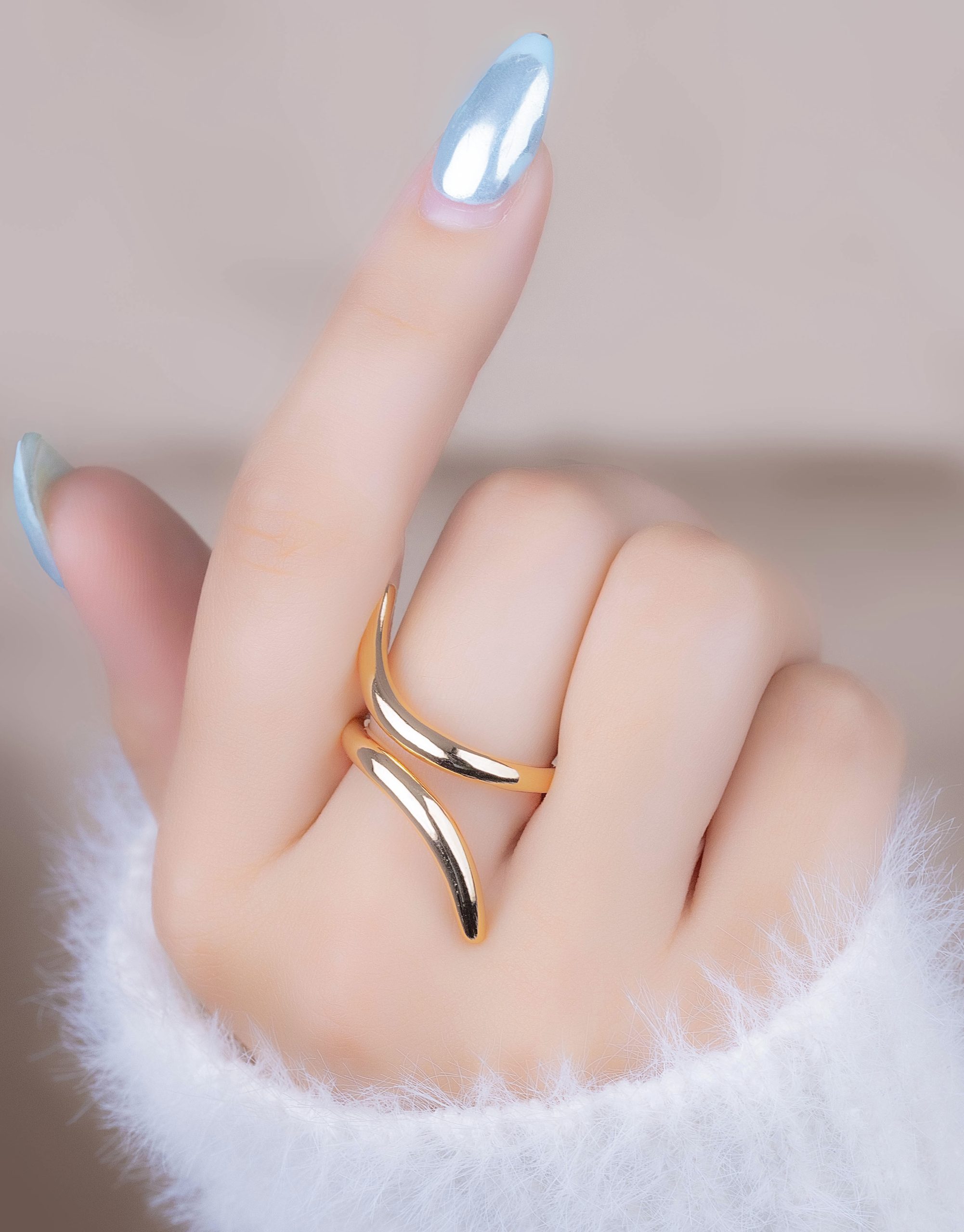ANILLO ONDRA DORADO