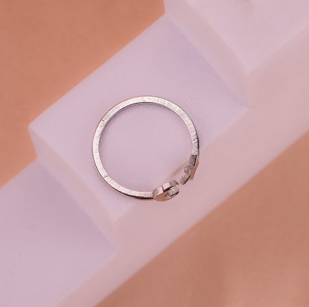 ANILLO LUNA ESTRELLA PLATEADO