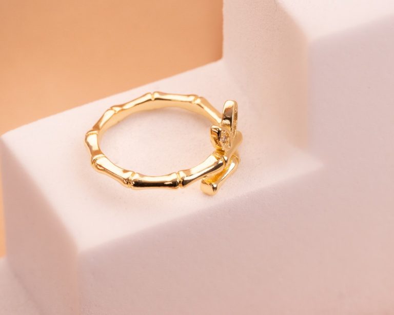 ANILLO RAMA MARIPOSA DORADO  