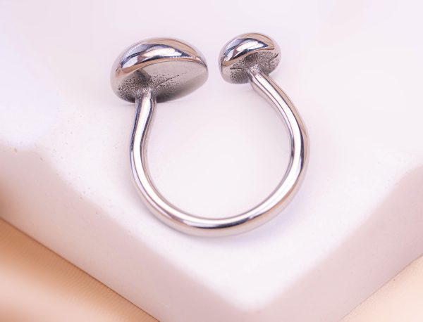ANILLO DUALIA PLATEADO