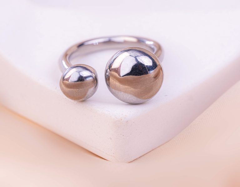 ANILLO DUALIA PLATEADO 