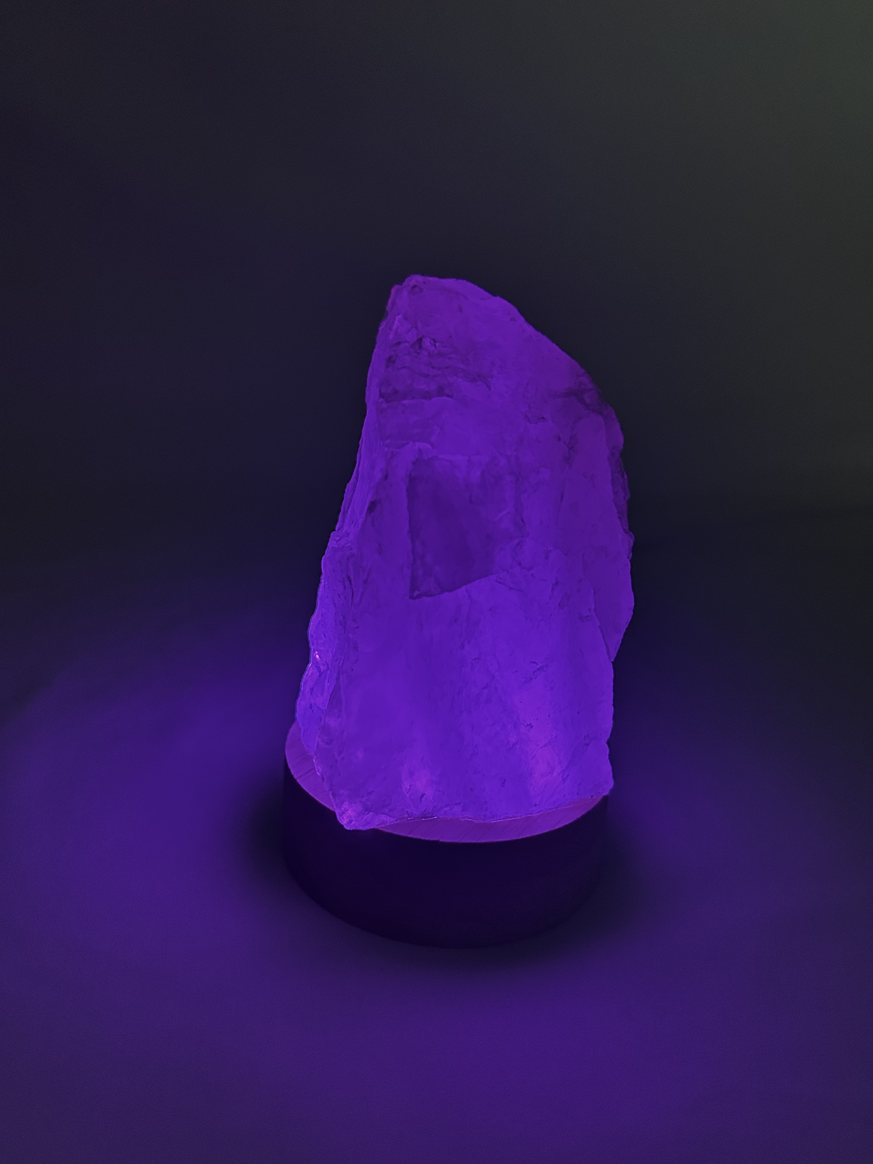 Luminária em Quartzo Rosa