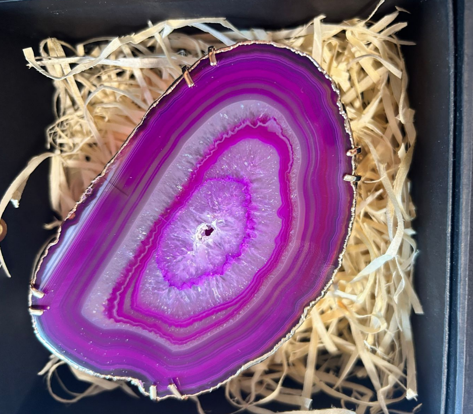 Porta Guardanapos em Ágata