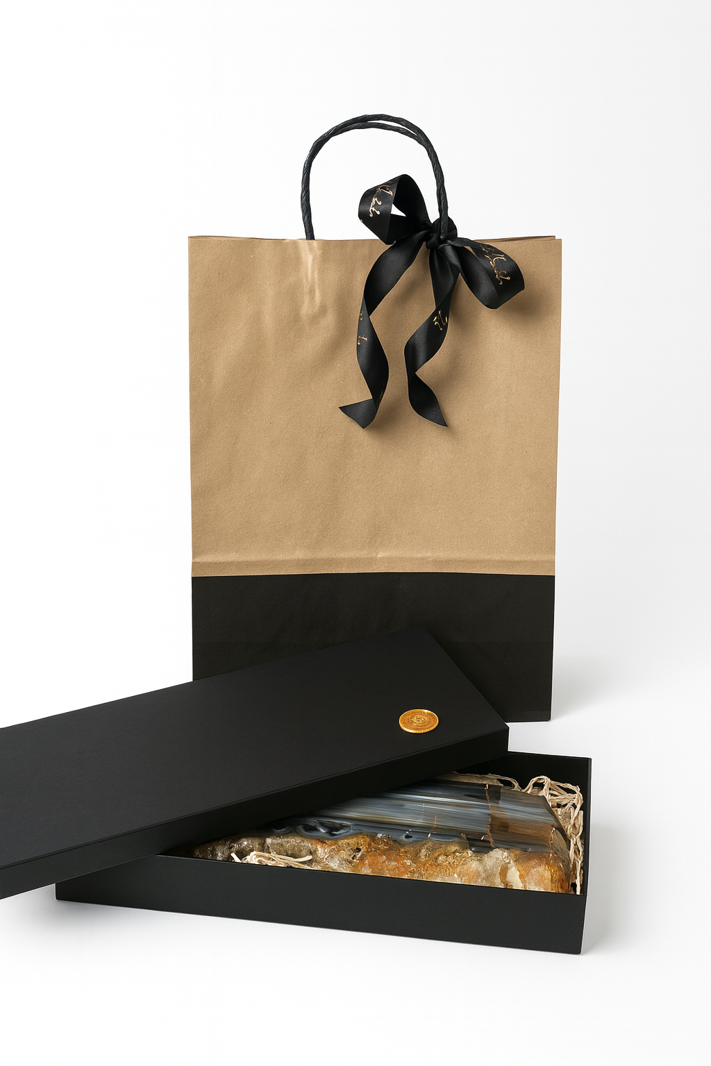 Platter Retangular em Ágata