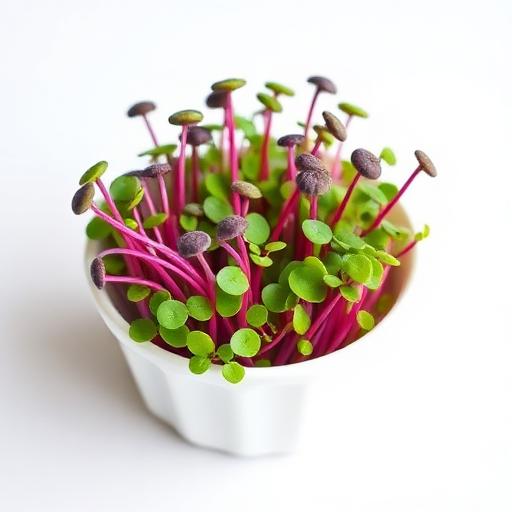 Purple Radish Microgreens