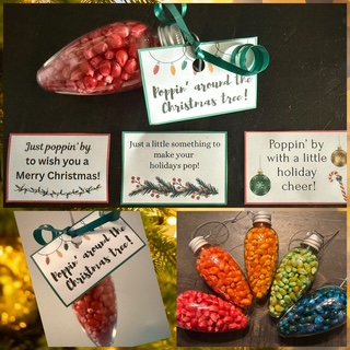 Colorful Kernel Christmas Light Ornament