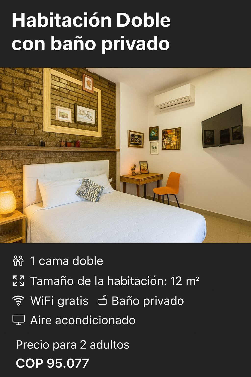 MOONSHINE BOUTIQUE HOSTALCada habitación cuenta con su propia tarifa, características y servicios. Por favor revisa la imagen y la descripción correspondiente a cada una antes de reservar. Los precios son por persona (o por habitación, según aplique)