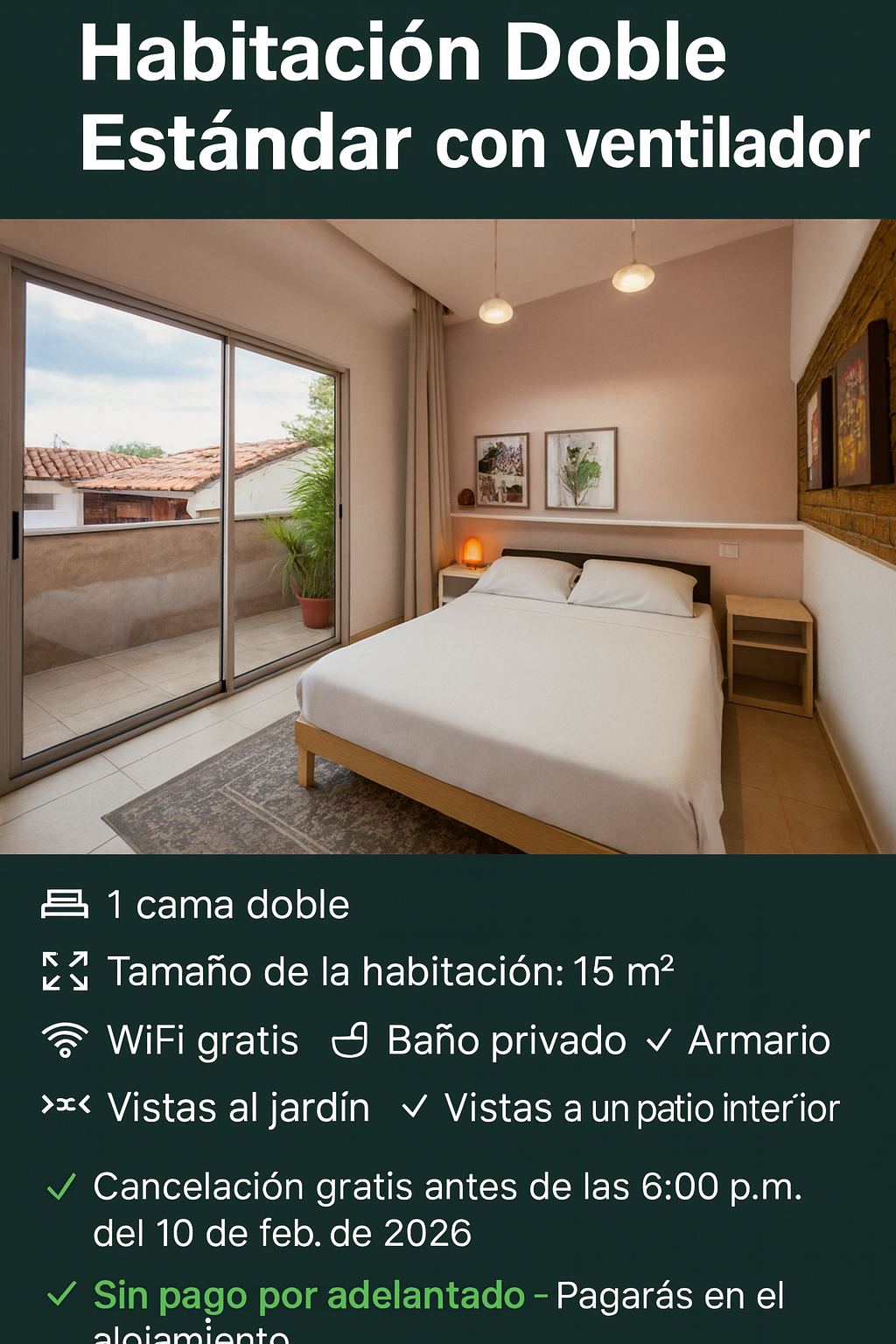 MOONSHINE BOUTIQUE HOSTALCada habitación cuenta con su propia tarifa, características y servicios. Por favor revisa la imagen y la descripción correspondiente a cada una antes de reservar. Los precios son por persona (o por habitación, según aplique)