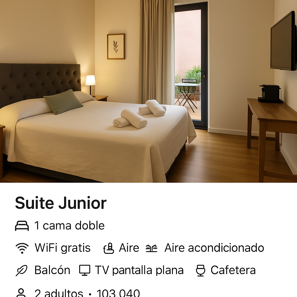 CASA BLANCA SAN ANTONIOCada habitación cuenta con su propia tarifa, características y servicios. Por favor revisa la imagen y la descripción correspondiente a cada una antes de reservar. Los precios son por persona (o por habitación, según aplique) 
