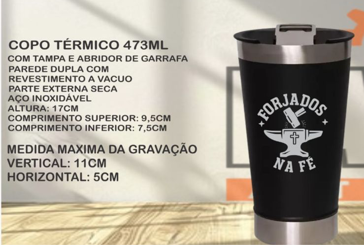 Copo personalizado Forjados