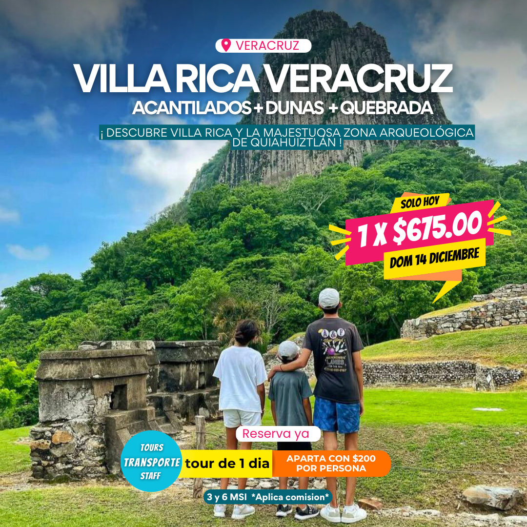TOUR PLAYA DE VILLA RICA VERACRUZ