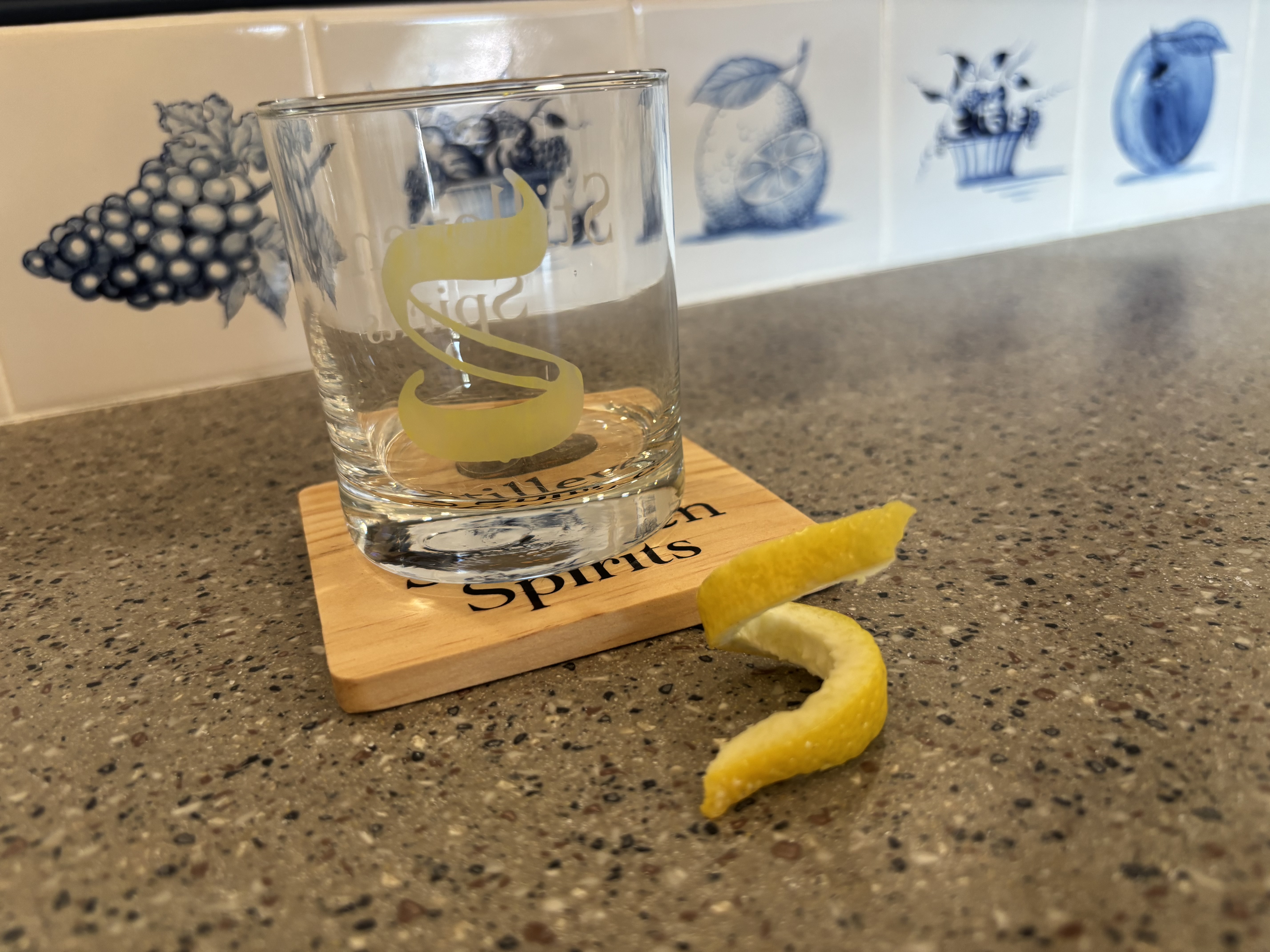 Rocks Glass & Coaster Set