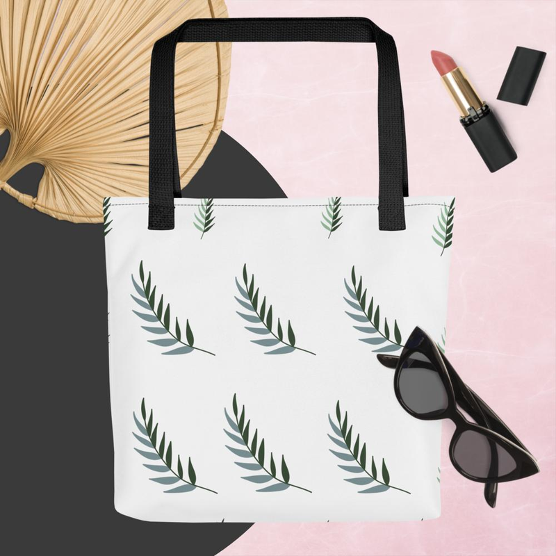 Leaf Pattern Tote Bag