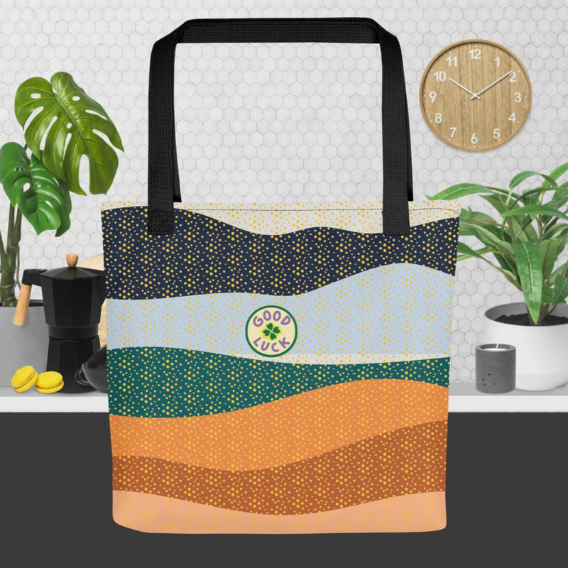 Good Luck Printed Tote Bag